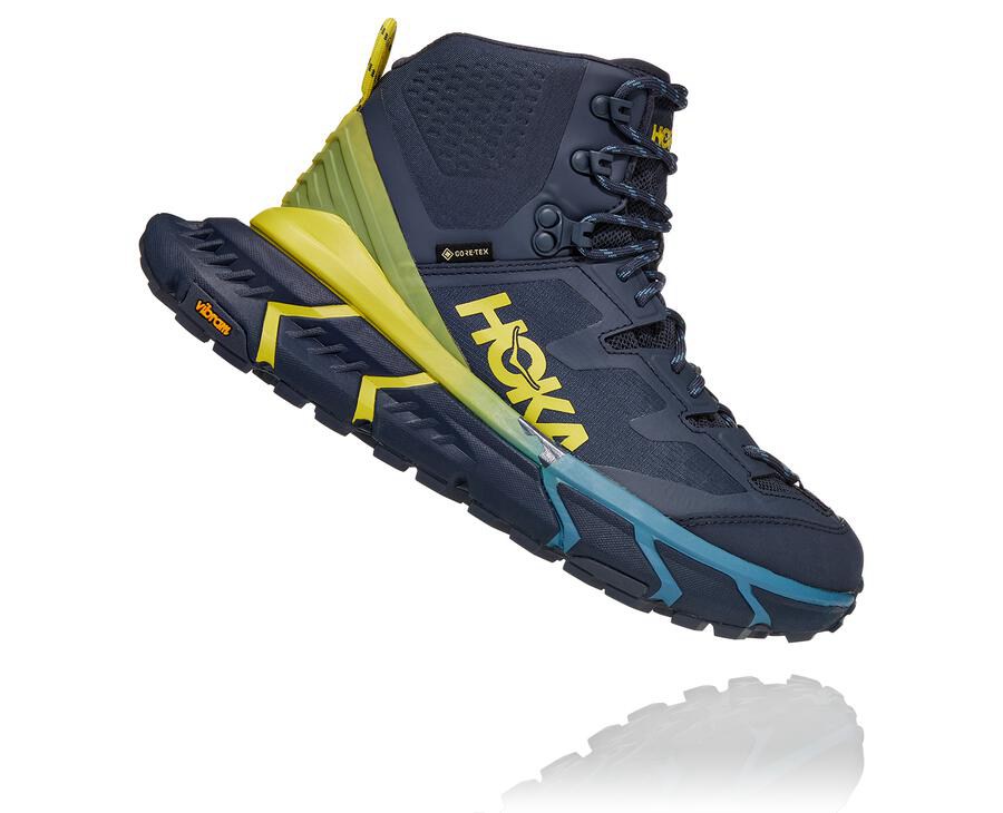 Hoka One One Yürüyüş Botları Kadın Mavi - Tennine Hike Gore-Tex - BU3864210